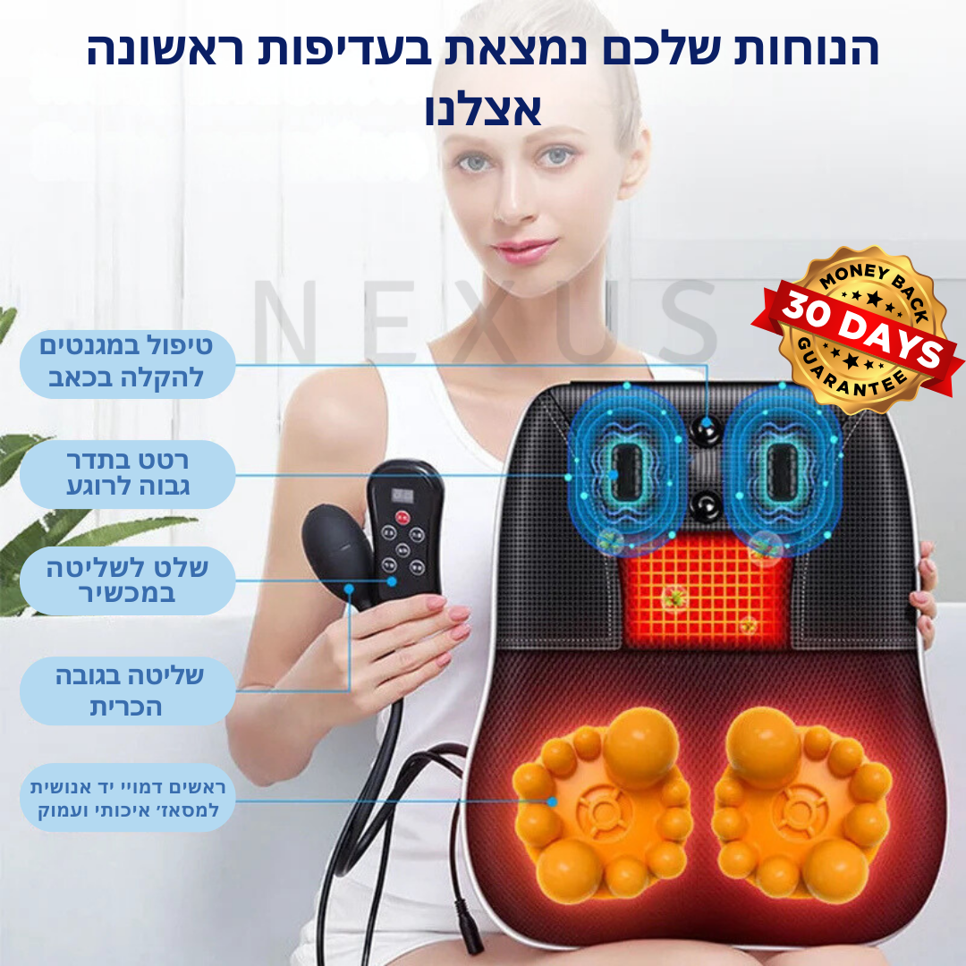 מכשיר המסאז׳ המהפכני Happiness מבית Nexus